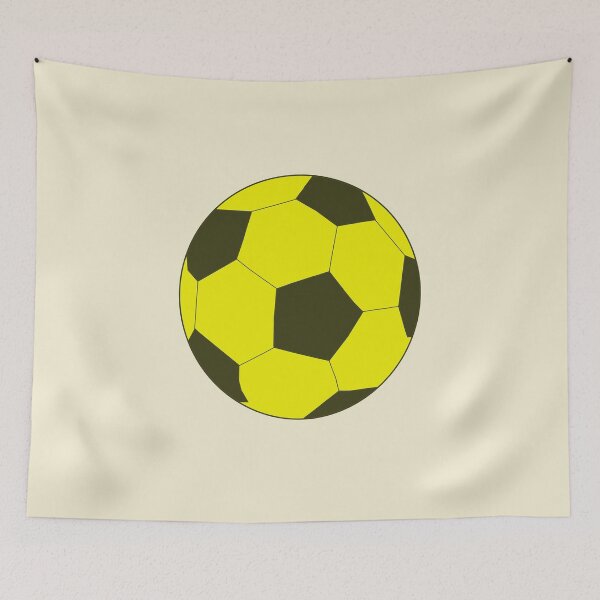 Item preview, Golden Soccer Ball Drawing designed and sold by RioCariocaClub.