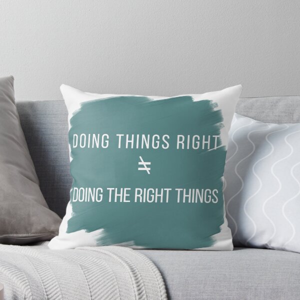 Item preview, Doing Thing Right VS Doing The Right Thing designed and sold by Cr34tiveMerch.