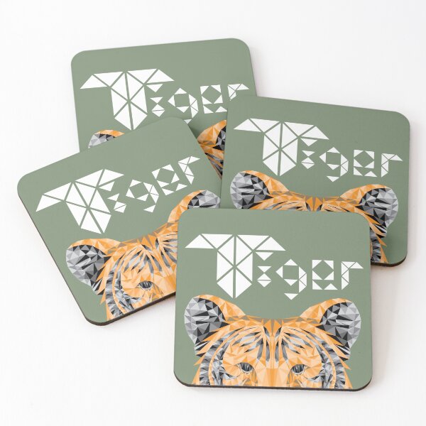 Artikelvorschau, Tiger-Polygonal entworfen und verkauft von ADIAszmoneit.