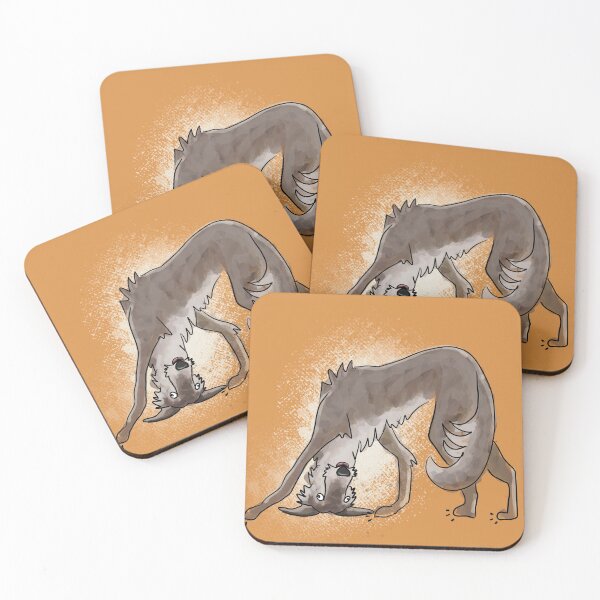 Item preview, Wolfhound cartoon designed and sold by jessbellphoto.