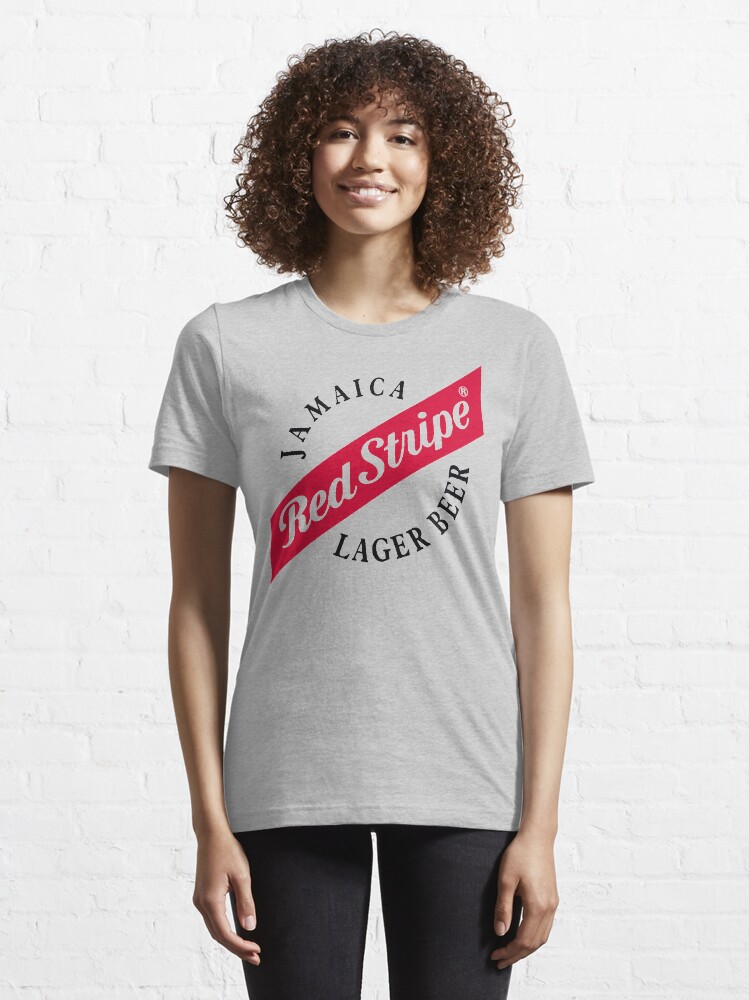 Alternate view of Jamaica Red Stripe Lager Beer Essential T-Shirt
