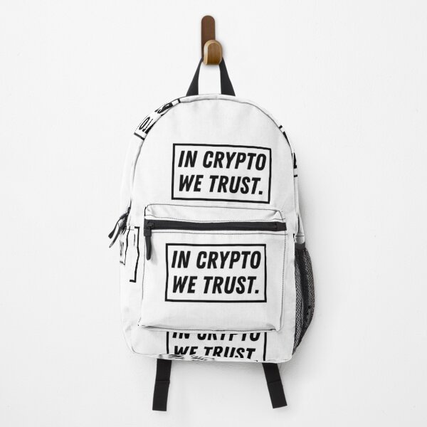 Item preview, In crypto we trust sticker designed and sold by lucomini.