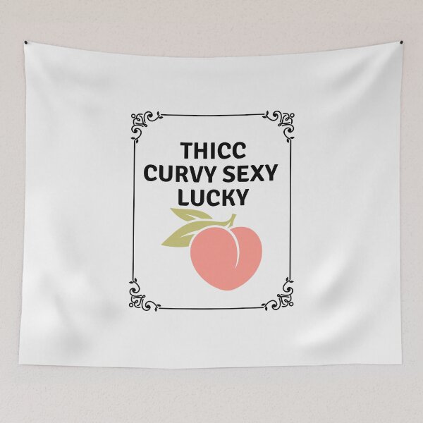 Item preview, Thicc Curvy Sexy Lucky 6 designed and sold by SweetEnjoyable.