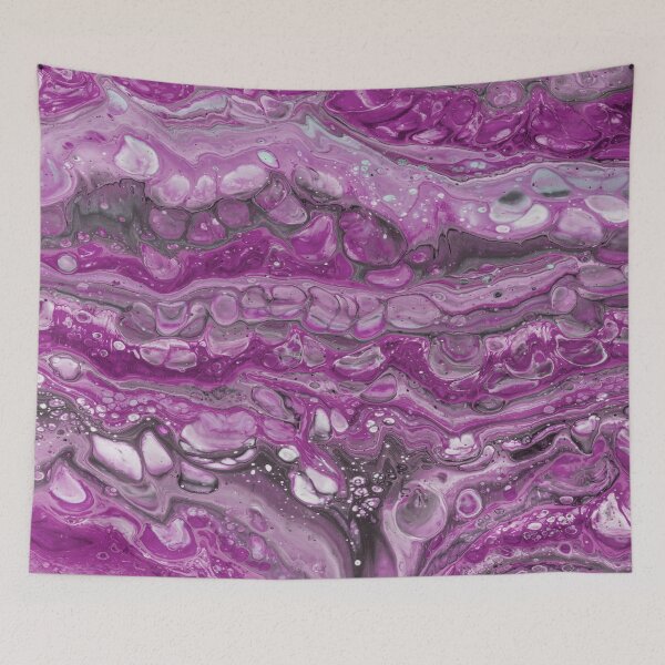 Item preview, Colorful Deep Pink Aqua Waves Abstract designed and sold by Pavnud.