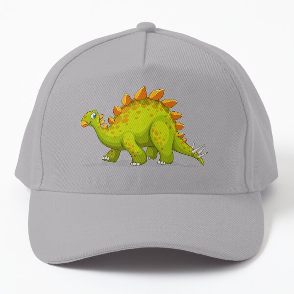 Green Stegosaurus Dinosaur Baseball Cap
