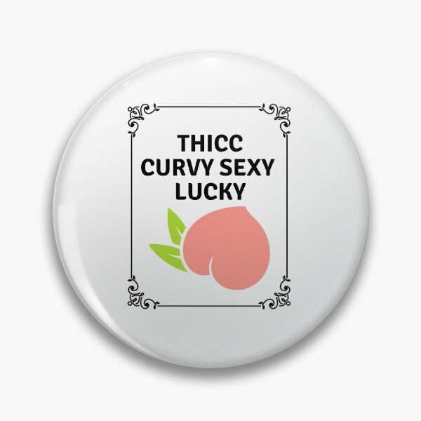 Item preview, Thicc Curvy Sexy Lucky 7 designed and sold by SweetEnjoyable.