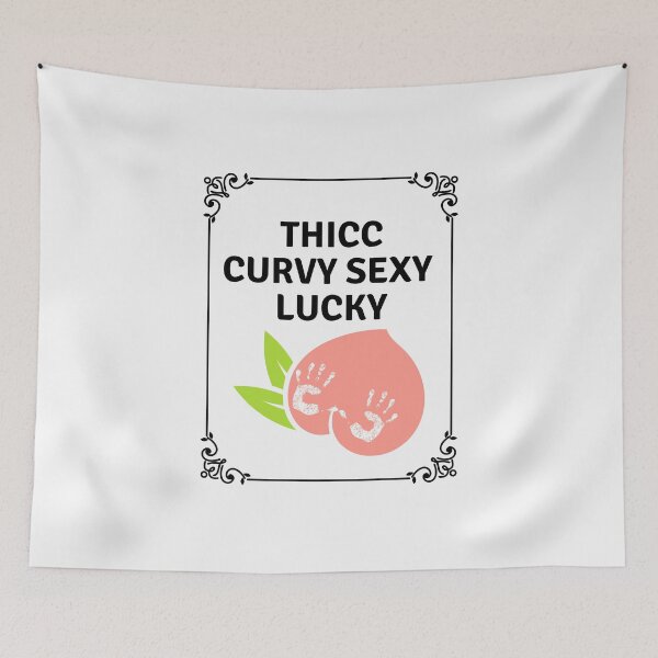 Item preview, Thicc Curvy Sexy Lucky 8 designed and sold by SweetEnjoyable.