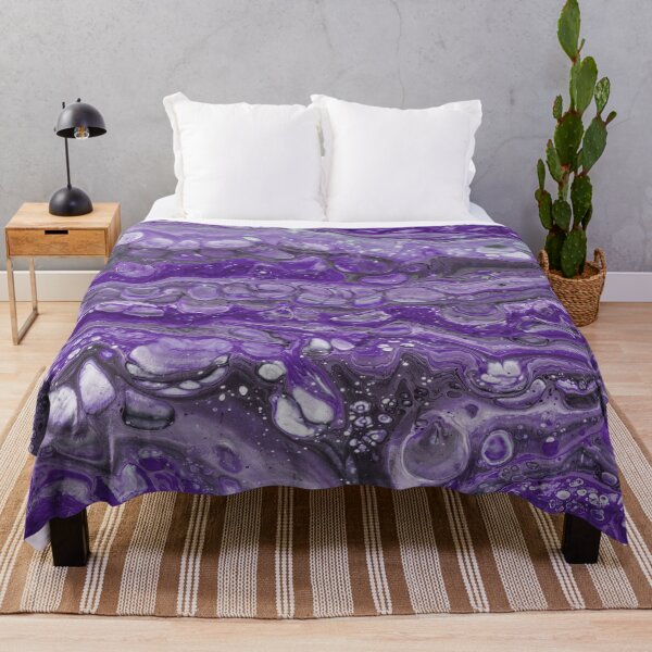Item preview, Colorful Deep Violet Aqua Waves Abstract designed and sold by Pavnud.