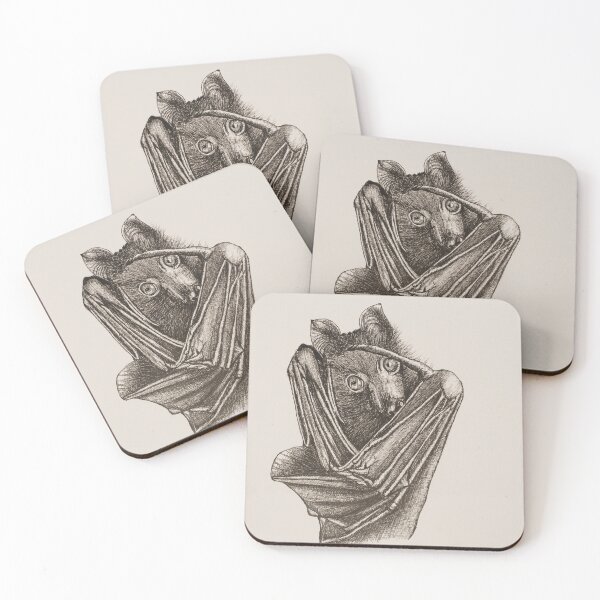 Item preview, Shy Bat - Sketch by Monika Wyszynska designed and sold by Monika's Painting.