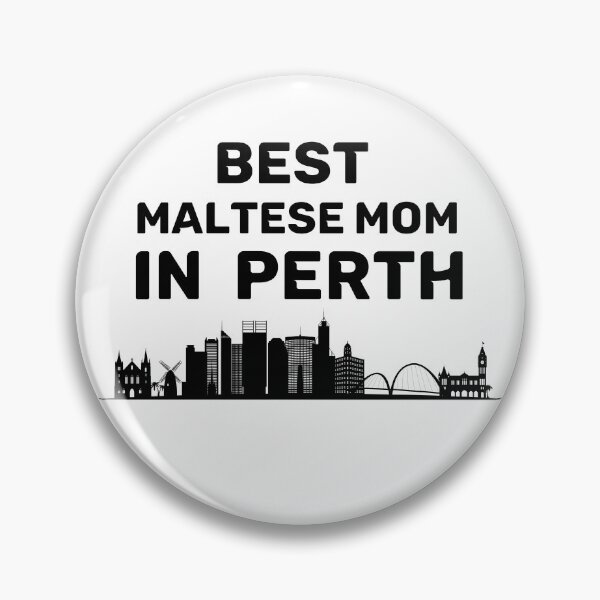 Item preview, Maltese Mom - Perth - Best Mom - Skyline - Black designed and sold by Beyond Words.