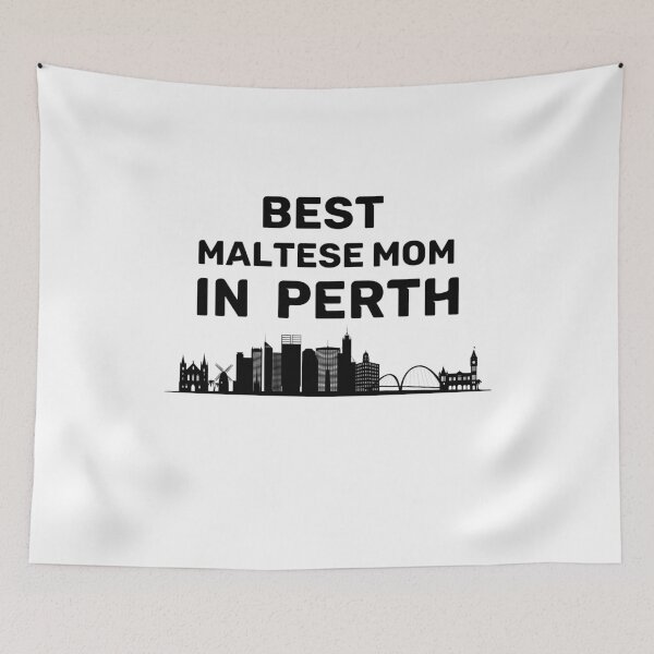 Item preview, Maltese Mom - Perth - Best Mom - Skyline - Black designed and sold by Beyond Words.