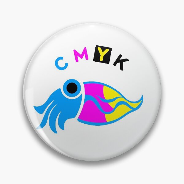 Item preview, CMYK Cuttlefish, stylized, art for sea & ocean life lovers designed and sold by martodesign.