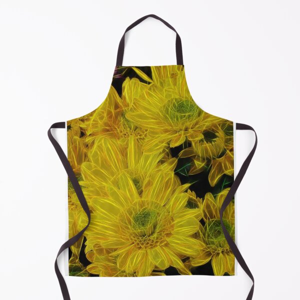 Item preview, glowing daisy flower fantasy in yellow gold designed and sold by mister-john.