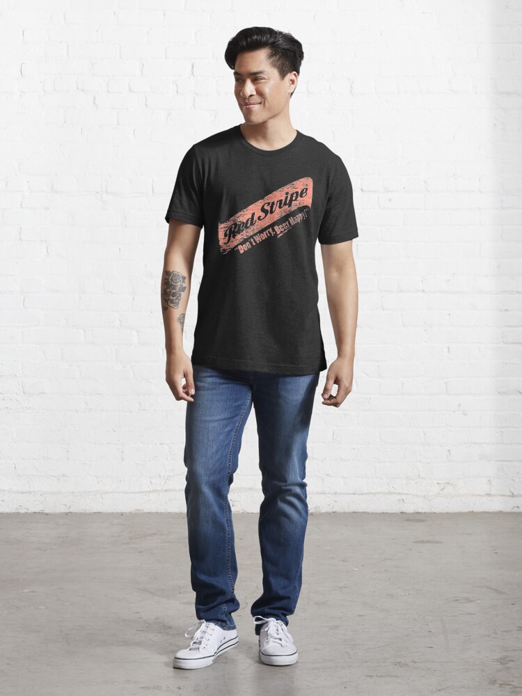 Alternative Ansicht von Mach dir keine Sorgen Red Stripe Bier Happy Essential T-Shirt
