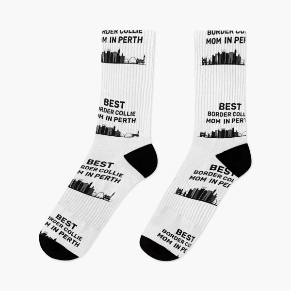 Item preview, Border Collie Mom - Perth - Best Mom - Skyline - Black designed and sold by Beyond Words.
