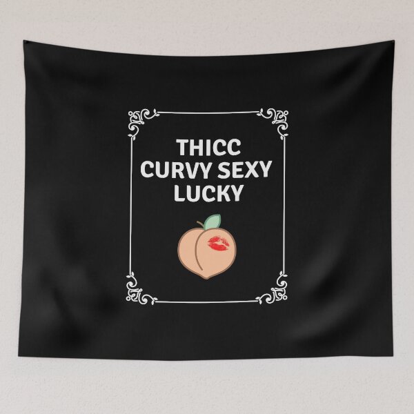 Item preview, Thicc Curvy Sexy Lucky 12 designed and sold by SweetEnjoyable.