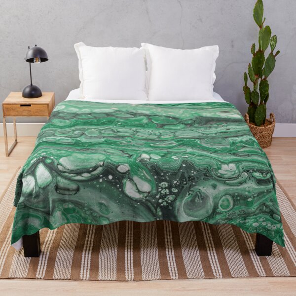 Item preview, Colorful Deep Green Aqua Waves Abstract designed and sold by Pavnud.