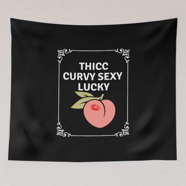 Item preview, Thicc Curvy Sexy Lucky 13 designed and sold by SweetEnjoyable.