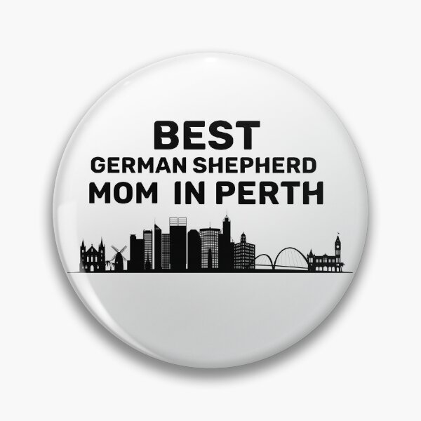 Item preview, German Shepherd Mom - Perth - Best Mom - Skyline - Black designed and sold by Beyond Words.