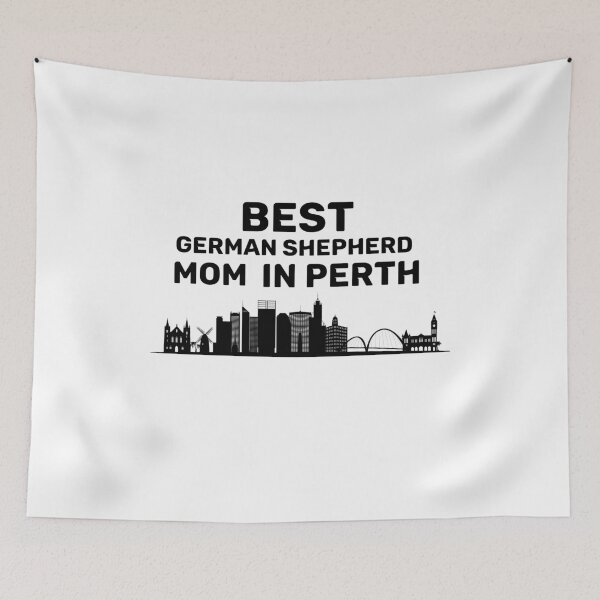 Item preview, German Shepherd Mom - Perth - Best Mom - Skyline - Black designed and sold by Beyond Words.
