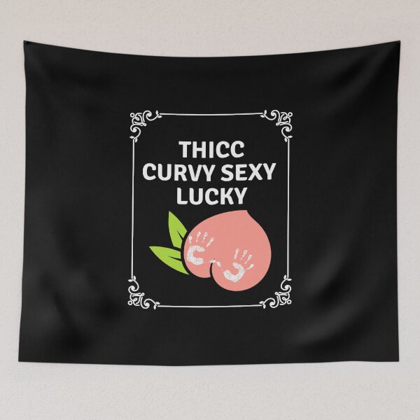 Item preview, Thicc Curvy Sexy Lucky 14 designed and sold by SweetEnjoyable.