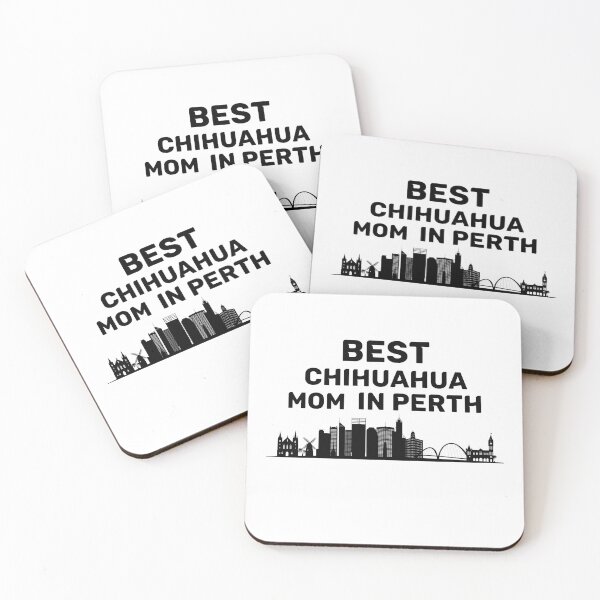 Item preview, Chihuahua Mom - Perth - Best Mom - Skyline - Black designed and sold by Beyond Words.
