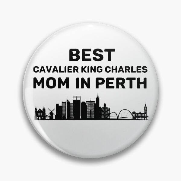 Item preview, Cavalier King Charles Mom - Perth - Best Mom - Skyline - Black designed and sold by Beyond Words.