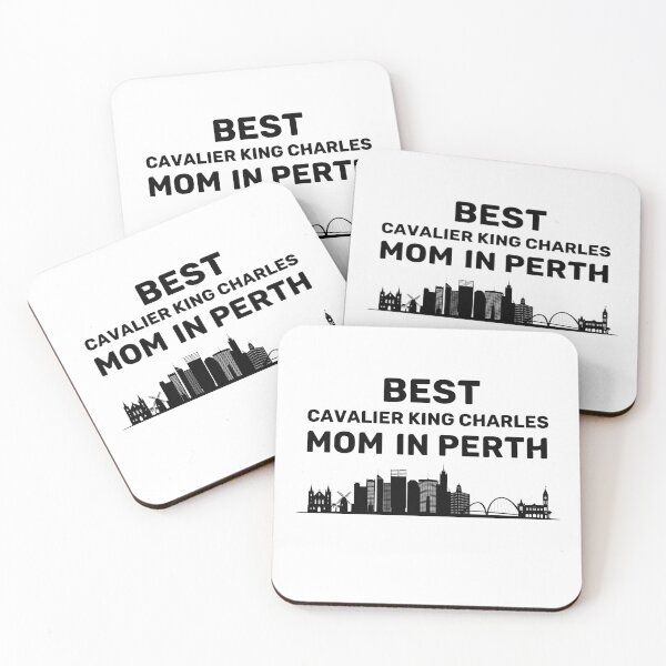 Item preview, Cavalier King Charles Mom - Perth - Best Mom - Skyline - Black designed and sold by Beyond Words.