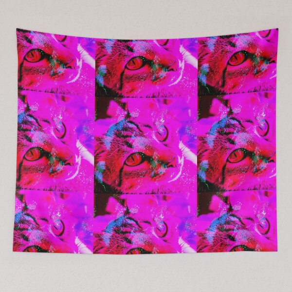 Item preview, Copy of   pink autistic cat 14 designed and sold by madelynhatter.