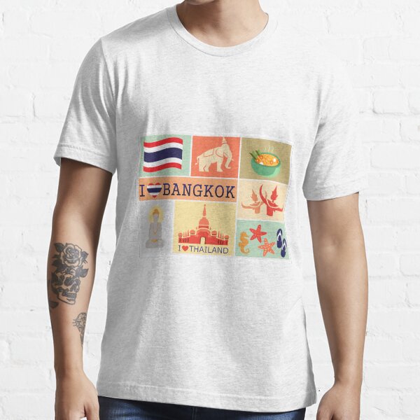 "I LOVE BANGKOK" Tshirt for Sale by ArchieLuxury Redbubble bangkok