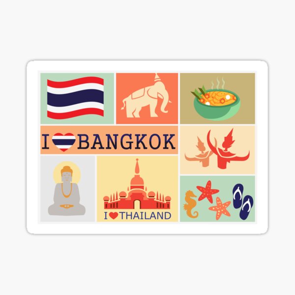 I LOVE BANGKOK Sticker
