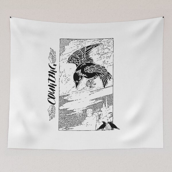 Item preview, vintage crow sketch art  designed and sold by GabyVGalindo.