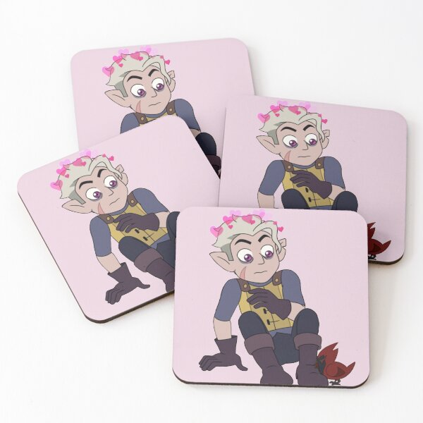 Item preview, hunter, the golden guard owl house with pink heart crown designed and sold by Diygurugirl.