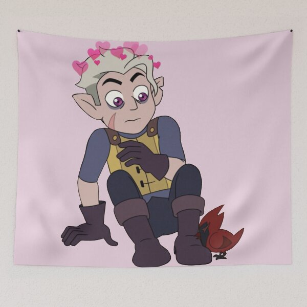 Item preview, hunter, the golden guard owl house with pink heart crown designed and sold by Diygurugirl.