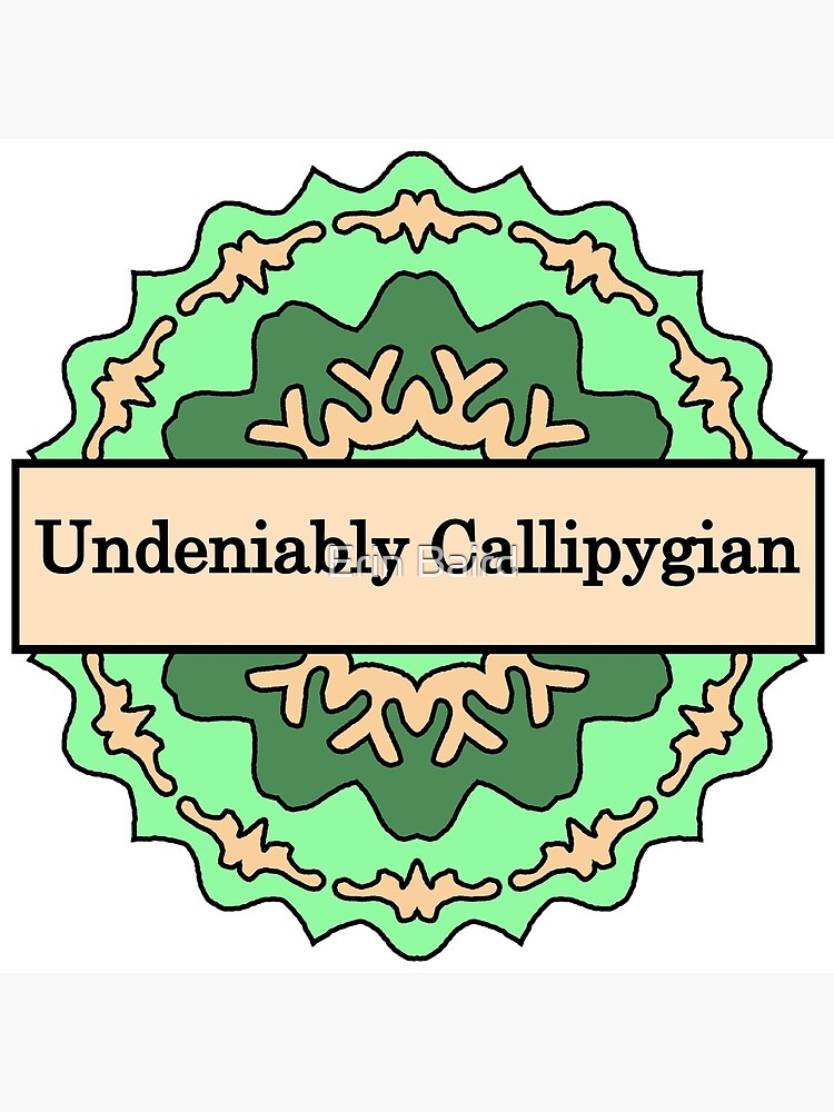 Callipygian Poster for Sale by MrRiddick