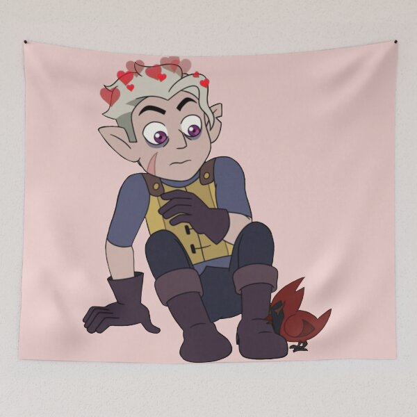 Item preview, hunter, the golden guard owl house with red heart crown designed and sold by Diygurugirl.