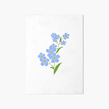 Forget-Me-Not 5x7 Canvas