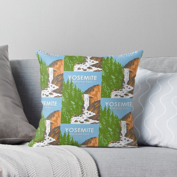 Item preview, Yosemite National Park Vernal Fall California Vintage designed and sold by KrisSidDesigns.