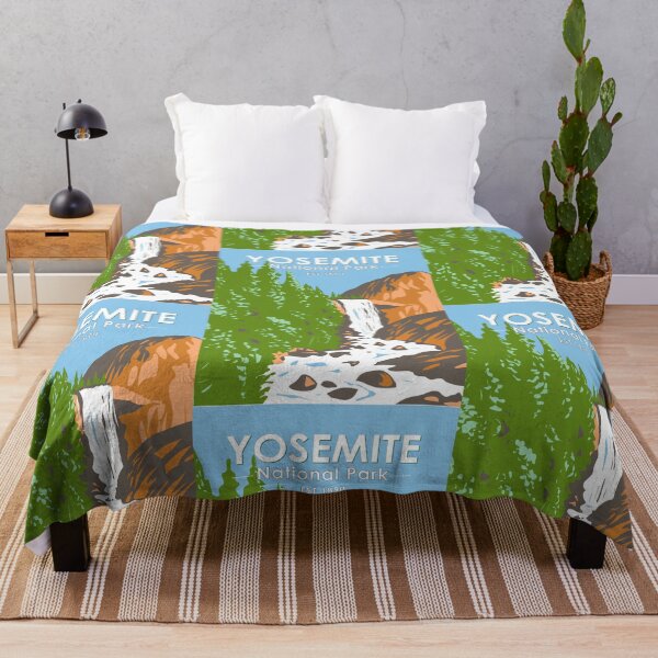 Item preview, Yosemite National Park Vernal Fall California Vintage designed and sold by KrisSidDesigns.
