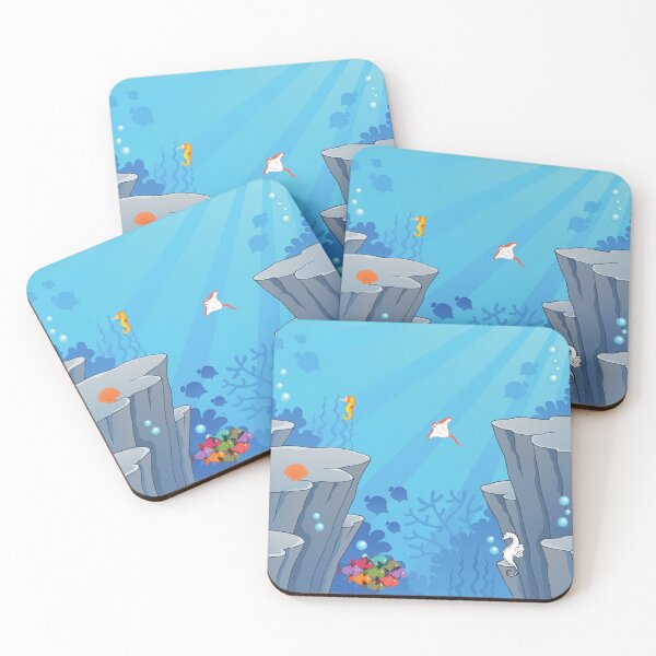 Item preview, Ocean beach travel underwater rock designed and sold by Kamzzi.