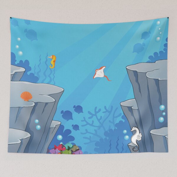 Item preview, Ocean beach travel underwater rock designed and sold by Kamzzi.