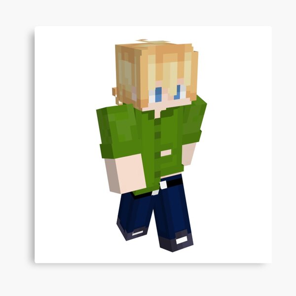 Tubbo Dream Smp Minecraft Skin Canvas Print By Rainfrogham Redbubble