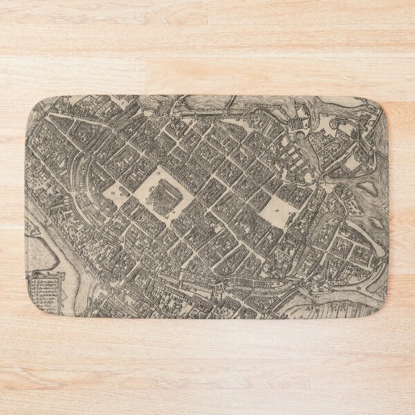 Item preview, Old Wroclaw Poland Map (1588) Vintage Breslau City & Street Atlas designed and sold by BravuraMedia.