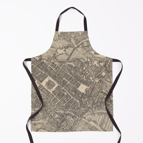 Item preview, Old Wroclaw Poland Map (1588) Vintage Breslau City & Street Atlas designed and sold by BravuraMedia.