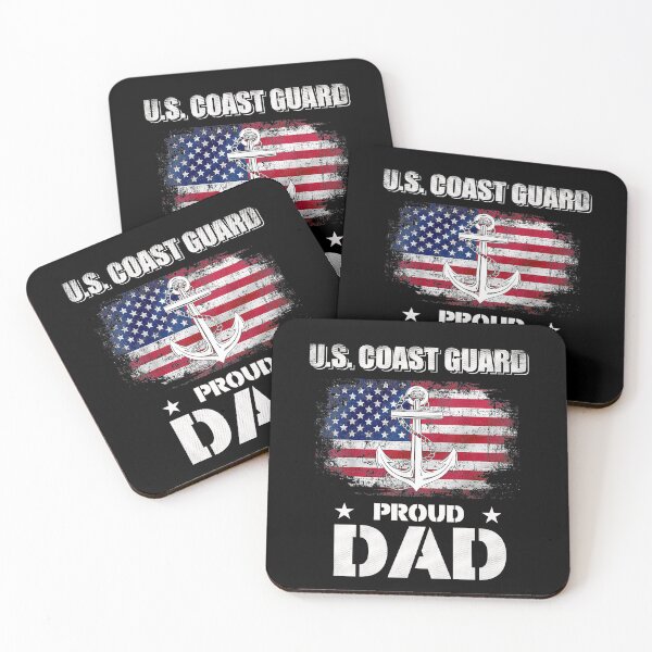 Item preview, U.S. Coast Guard Family Proud Dad designed and sold by EasyPrintGift.