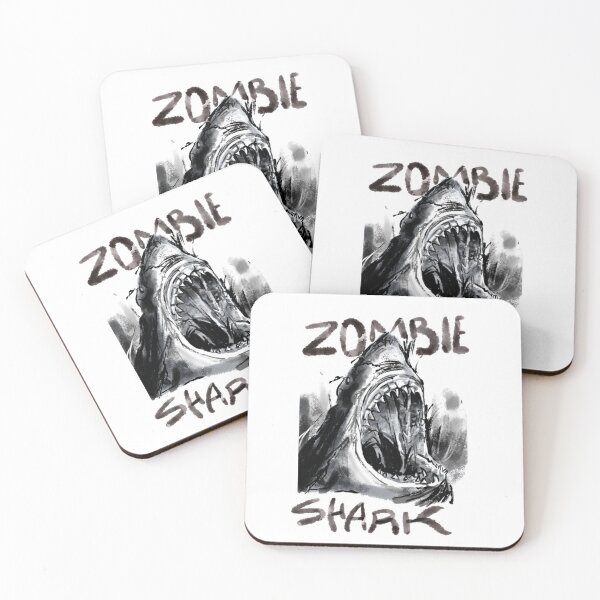 Item preview, zombie shark designed and sold by whaliah.