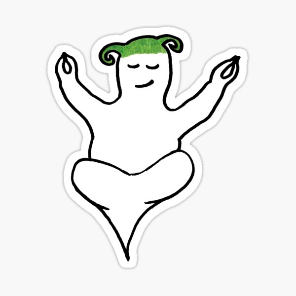 Zen Ghost Sticker