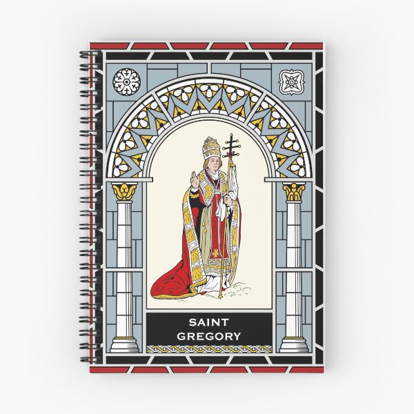 Item preview, ST GREGORY THE GREAT  under STAINED GLASS designed and sold by CatholicSaints.