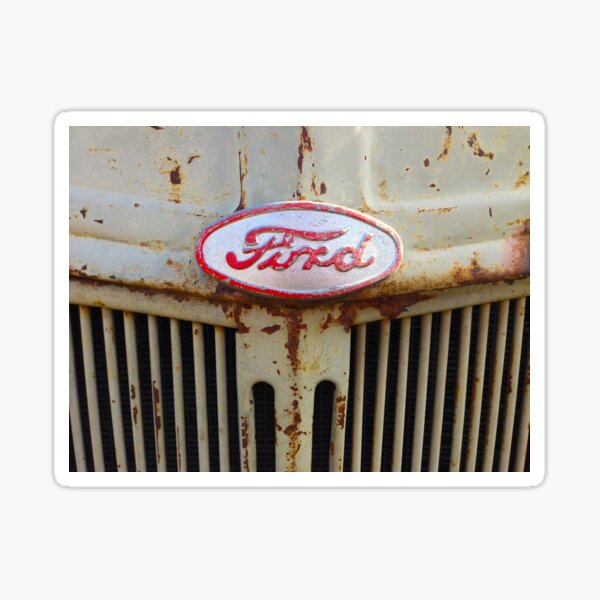 Vintage Ford 8N Tractor Grille Sticker