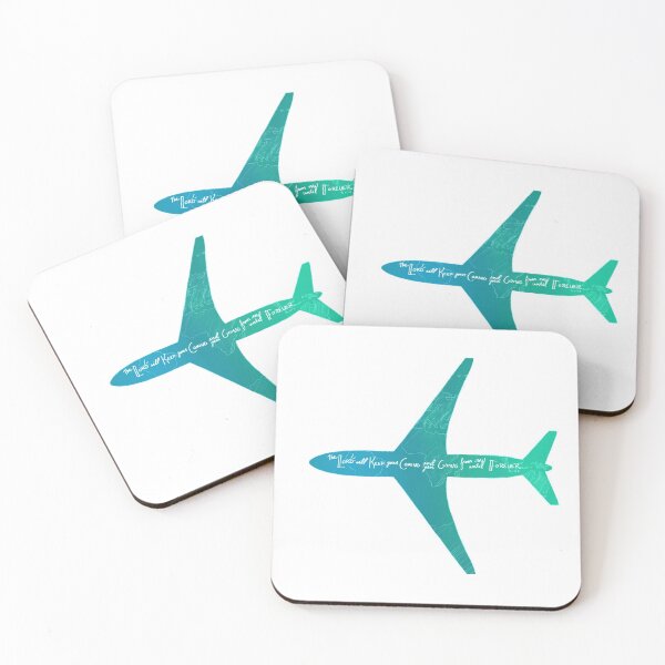 Item preview, Psalm 121:8 Airplane (Turquoise) designed and sold by M.R. Spann.